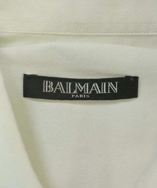 BALMAIN（バルマン）カジュアルシャツ 白 サイズ:39(M位) メンズ/2200693517016
