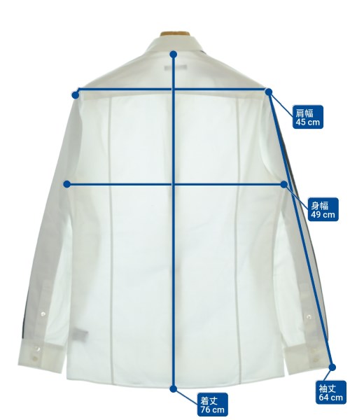 BALMAIN（バルマン）カジュアルシャツ 白 サイズ:39(M位) メンズ/2200693517016