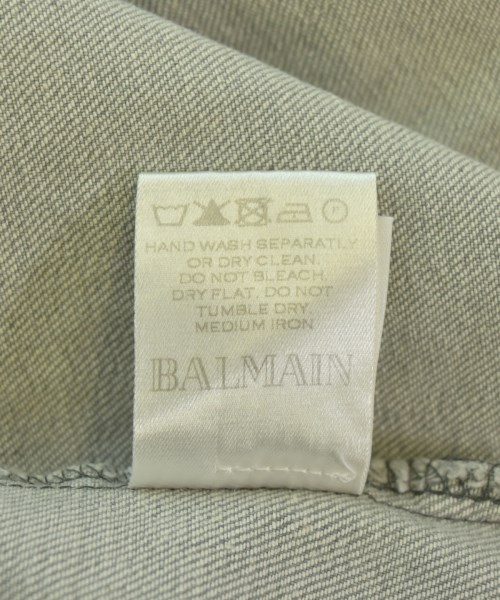 BALMAIN（バルマン）カジュアルシャツ グレー サイズ:S メンズ/2200697686053