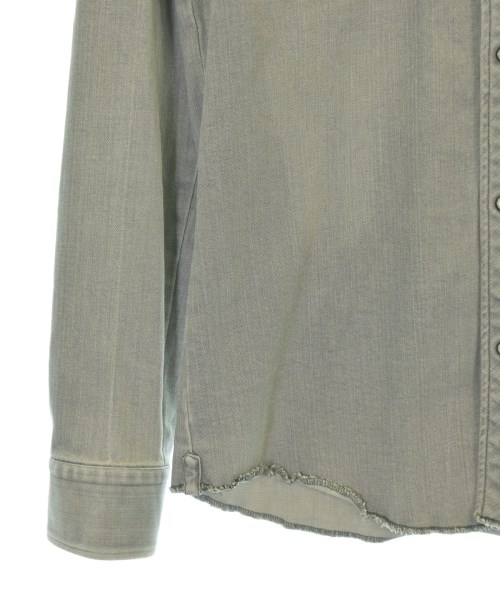 BALMAIN（バルマン）カジュアルシャツ グレー サイズ:S メンズ/2200697686053