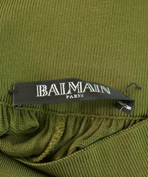 BALMAIN（バルマン）クロップドパンツ カーキ サイズ:34(XXS位) レディース/2200659884039