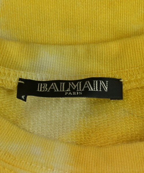BALMAIN（バルマン）スウェット 黄 サイズ:38(S位) レディース/2200653812021