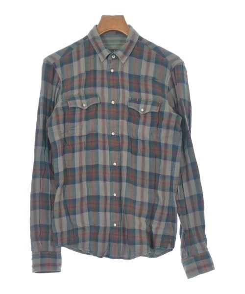 BALMAIN(バルマン)カジュアルシャツ グレー サイズ:39(M位)/2200657132293