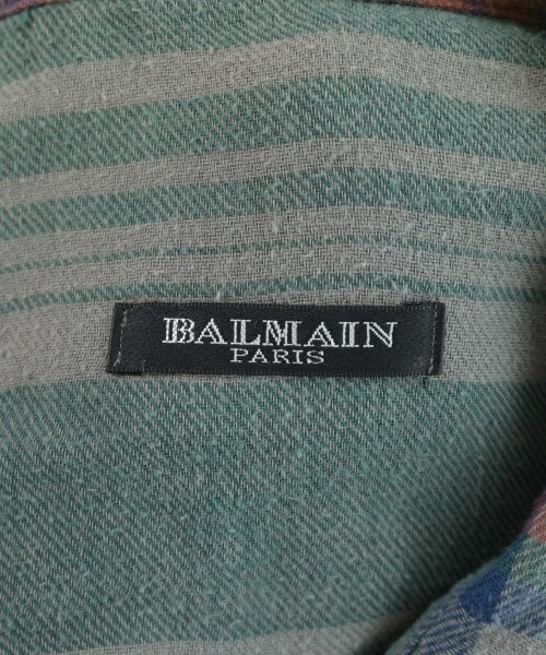 BALMAIN（バルマン）カジュアルシャツ グレー サイズ:39(M位) メンズ/2200657132293