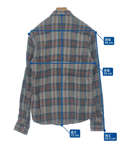 BALMAIN（バルマン）カジュアルシャツ グレー サイズ:39(M位) メンズ/2200657132293