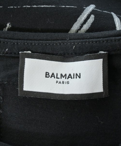 BALMAIN（バルマン）Tシャツ・カットソー 黒 サイズ:L メンズ/2200660932118