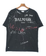 BALMAIN（バルマン）Tシャツ・カットソー 黒 サイズ:L メンズ/2200660932118