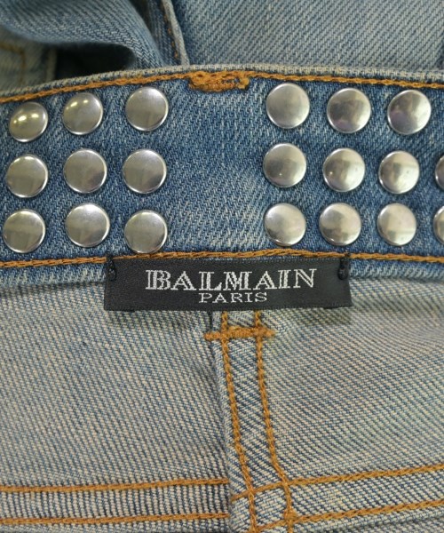 BALMAIN（バルマン）デニムパンツ 青 サイズ:38(S位) レディース/2200711020030