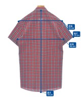 BALMAIN（バルマン）カジュアルシャツ 赤 サイズ:37(XS位) メンズ/2200711853065
