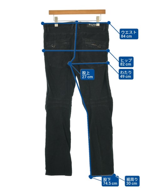 BALMAIN（バルマン）デニムパンツ 黒 サイズ:31(M位) メンズ/2200647924099