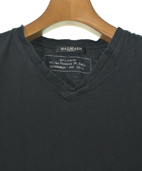 BALMAIN（バルマン）Tシャツ・カットソー 黒 サイズ:S メンズ/2200650230118