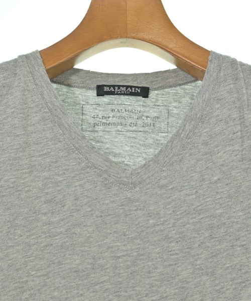 BALMAIN（バルマン）Tシャツ・カットソー グレー サイズ:S メンズ/2200650230125