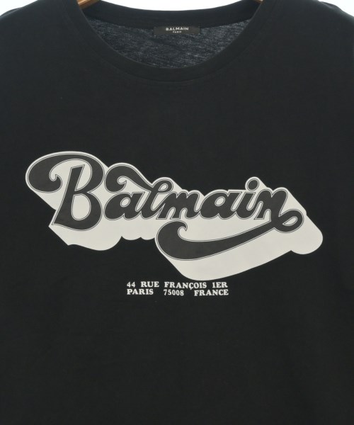 BALMAIN（バルマン）Tシャツ・カットソー 黒 サイズ:XL メンズ/2200652305012