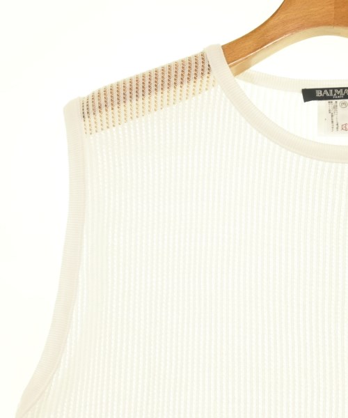 BALMAIN（バルマン）ベスト/ノースリーブ 白 サイズ:-(XL位) レディース/2200702515125