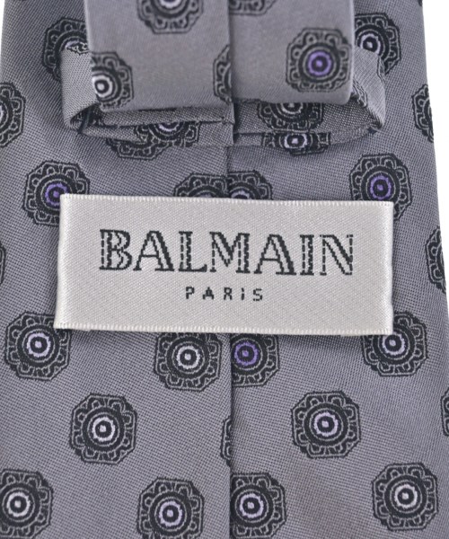 BALMAIN（バルマン）ネクタイ グレー サイズ:- メンズ/2200704642270