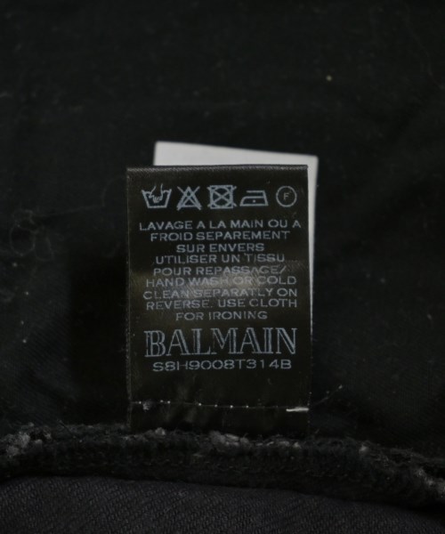 BALMAIN（バルマン）デニムパンツ 黒 サイズ:28(S位) メンズ/2200709083023