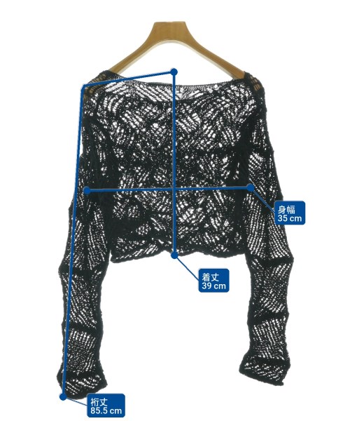 BALMAIN（バルマン）ニット・セーター 黒 サイズ:36(XS位) レディース/2200666571045