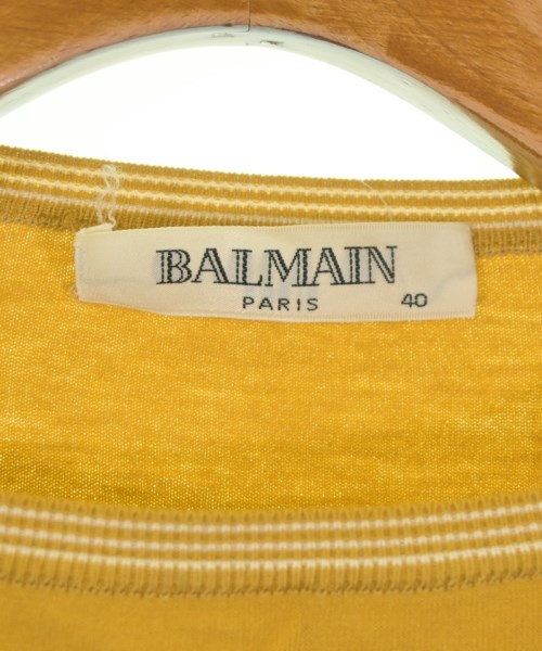 BALMAIN（バルマン）ニット・セーター 黄 サイズ:40(M位) レディース/2200662807056