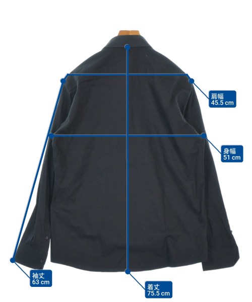 BALMAIN（バルマン）カジュアルシャツ 黒 サイズ:L メンズ/2200670661039