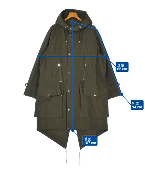 BALMAIN（バルマン）コート カーキ サイズ:48(L位) メンズ/2200671421014