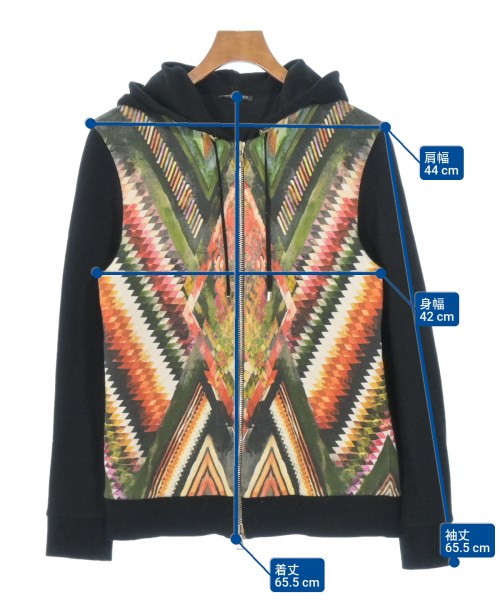 BALMAIN（バルマン）パーカー 黒 サイズ:S メンズ/2200668374026