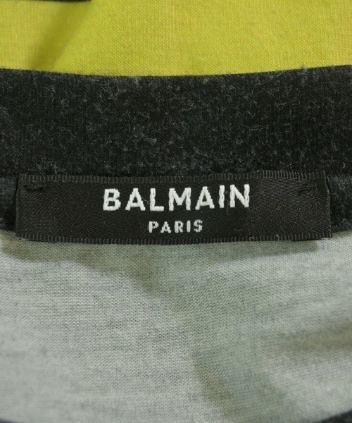 BALMAIN（バルマン）Tシャツ・カットソー 黒 サイズ:S メンズ/2200729384025