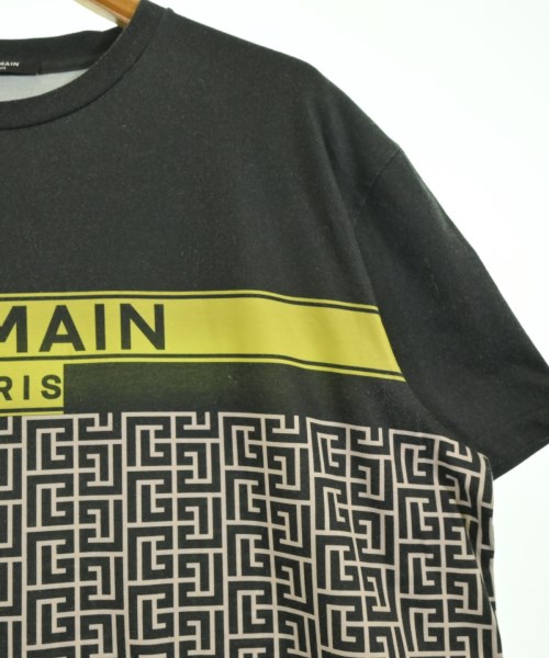 BALMAIN（バルマン）Tシャツ・カットソー 黒 サイズ:S メンズ/2200729384025