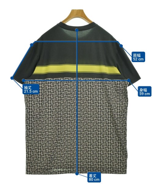 BALMAIN（バルマン）Tシャツ・カットソー 黒 サイズ:S メンズ/2200729384025