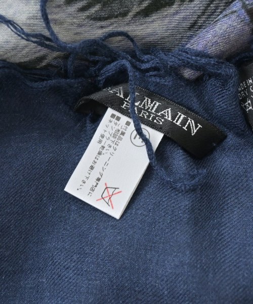 BALMAIN（バルマン）ストール 紺 サイズ:- メンズ/2200730922711