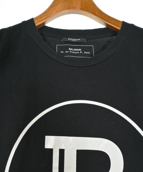BALMAIN（バルマン）Tシャツ・カットソー 黒 サイズ:L メンズ/2200732300036