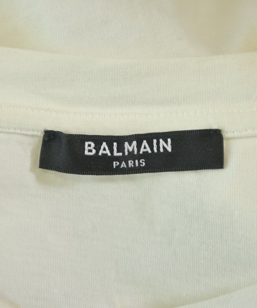 BALMAIN（バルマン）Tシャツ・カットソー 白 サイズ:XL レディース/2200734050038