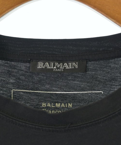 BALMAIN（バルマン）Tシャツ・カットソー 黒 サイズ:M メンズ/2200734273031