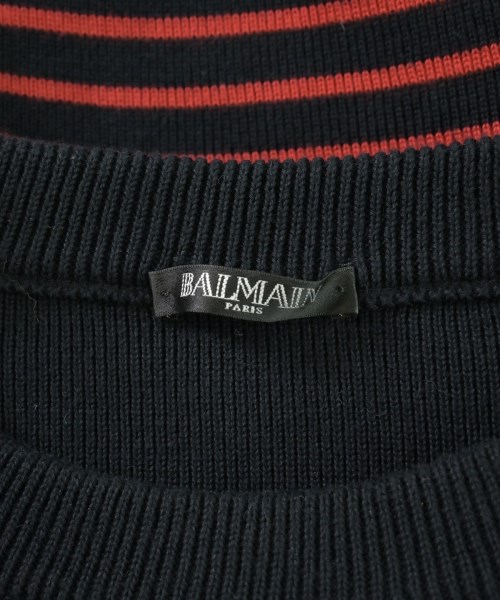 BALMAIN（バルマン）ニット・セーター 黒 サイズ:M メンズ/2200735689084