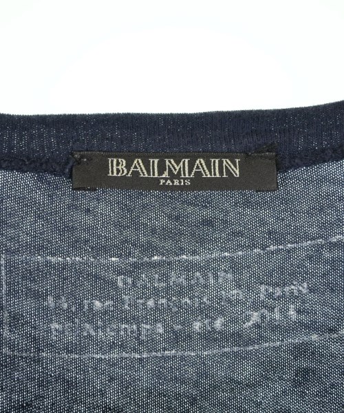 BALMAIN（バルマン）Tシャツ・カットソー 紺 サイズ:XL メンズ/2200722033067