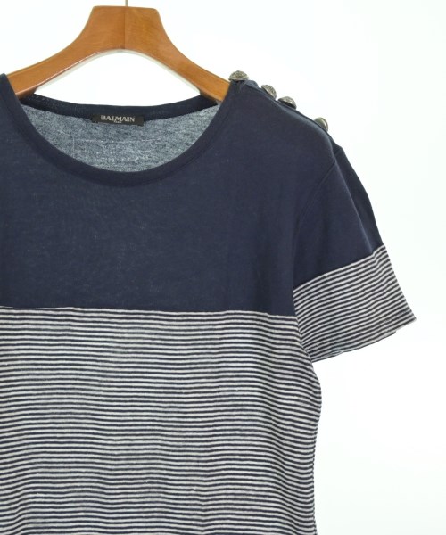 BALMAIN（バルマン）Tシャツ・カットソー 紺 サイズ:XL メンズ/2200722033067