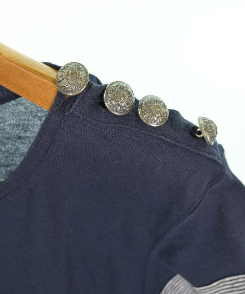 BALMAIN（バルマン）Tシャツ・カットソー 紺 サイズ:XL メンズ/2200722033067