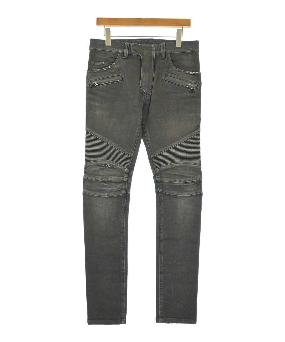 BALMAIN（バルマン）デニムパンツ 黒 サイズ:29(S位) メンズ