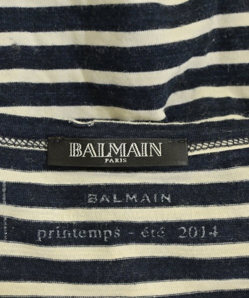 BALMAIN（バルマン）Tシャツ・カットソー 紺 サイズ:XL レディース/2200722484180