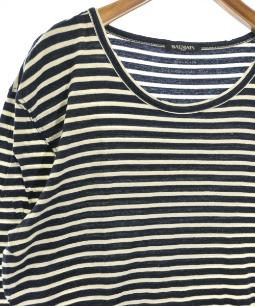 BALMAIN（バルマン）Tシャツ・カットソー 紺 サイズ:XL レディース/2200722484180