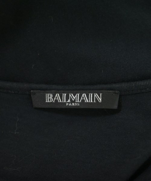 BALMAIN（バルマン）ノースリーブ 黒 サイズ:34(XXS位) レディース/2200683368079