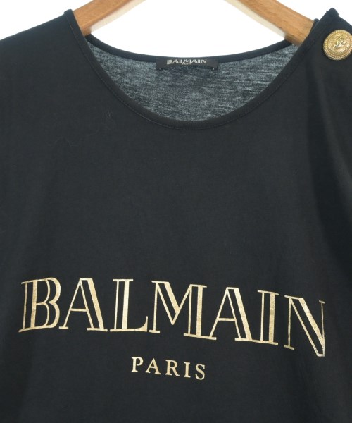 BALMAIN（バルマン）ノースリーブ 黒 サイズ:34(XXS位) レディース/2200683368079