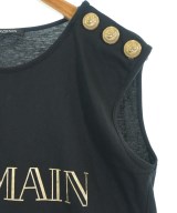 BALMAIN（バルマン）ノースリーブ 黒 サイズ:34(XXS位) レディース/2200683368079