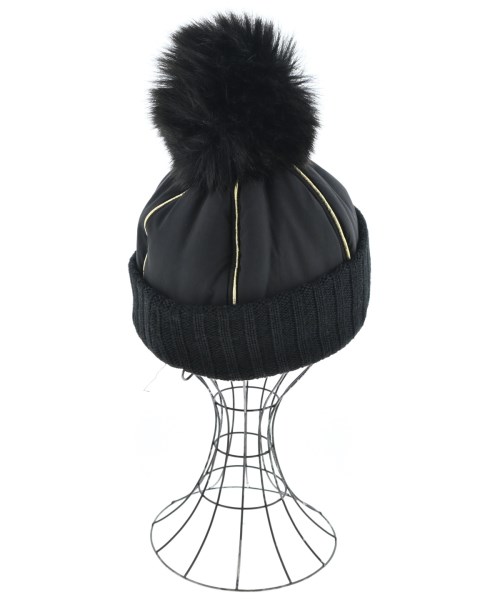 BALMAIN（バルマン）ニットキャップ・ビーニー 黒 サイズ:3(L位) レディース/2200677861227