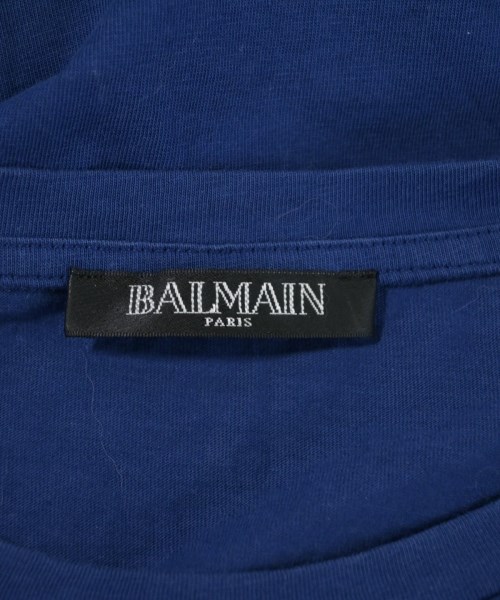 BALMAIN（バルマン）Tシャツ・カットソー 青 サイズ:36(XS位) メンズ/2200685773048