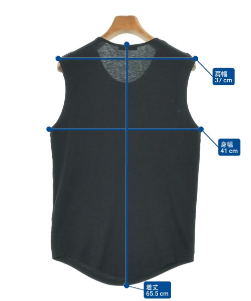 BALMAIN（バルマン）ノースリーブ 黒 サイズ:34(XXS位) レディース/2200689178023