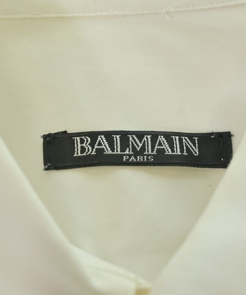 BALMAIN（バルマン）カジュアルシャツ 白 サイズ:37(XS位) メンズ/2200683114331