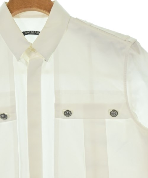 BALMAIN（バルマン）カジュアルシャツ 白 サイズ:37(XS位) メンズ/2200683114331