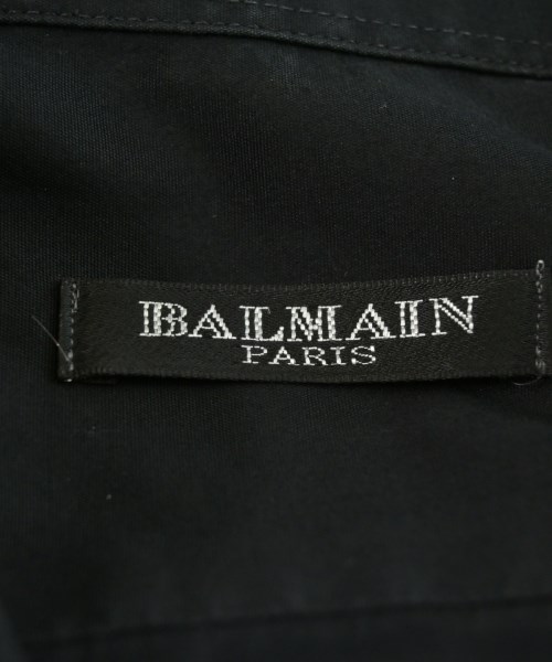 BALMAIN（バルマン）カジュアルシャツ 黒 サイズ:39(M位) メンズ/2200683114348