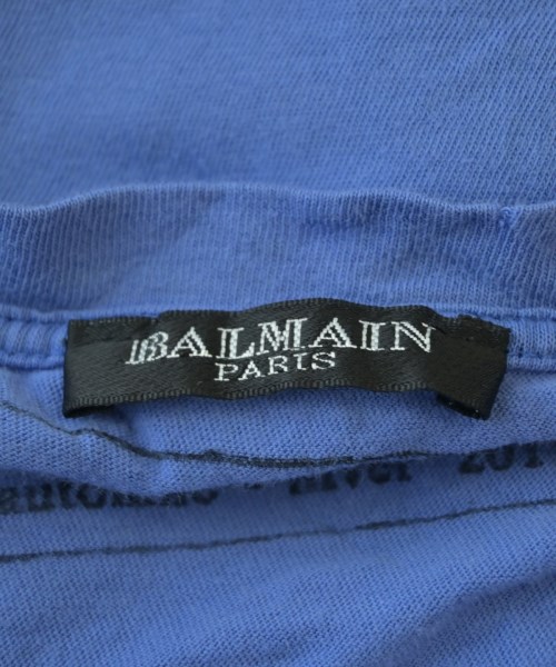 BALMAIN（バルマン）Tシャツ・カットソー 青 サイズ:S メンズ/2200690751116