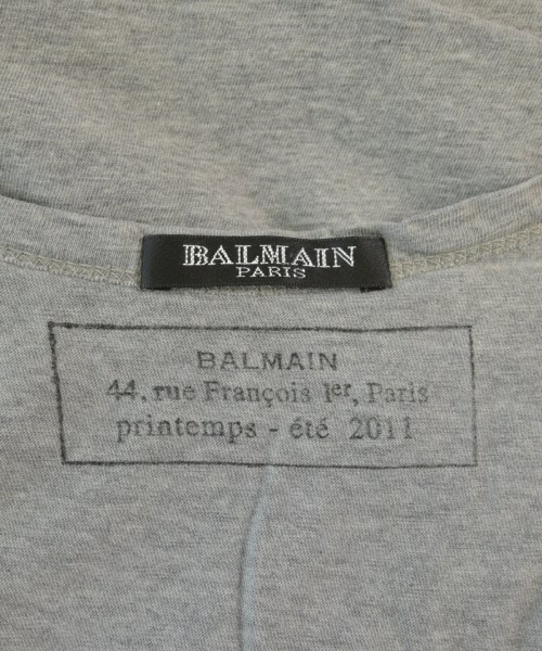 BALMAIN（バルマン）タンクトップ グレー サイズ:38(S位) メンズ/2200689787607